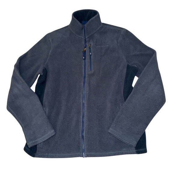 Vineyard Vines Jackets & Blazers - Vineyard Vines women’s XL navy blue grey full zip up fleece